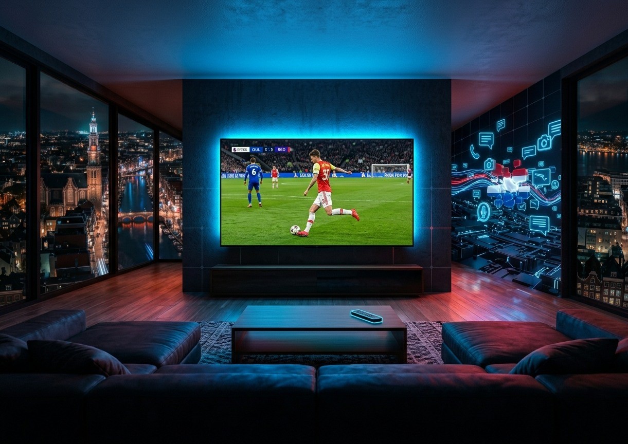 Woonkamer 4K Smart TV met IPTV